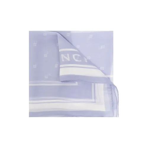 GIVENCHY Шелковые шарфы Женские Фиолетовые