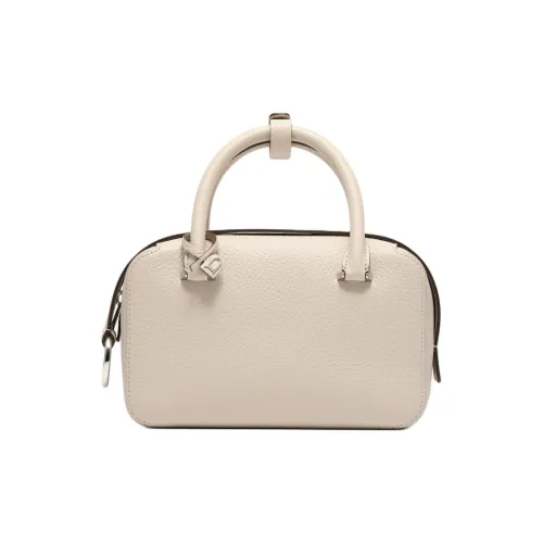 Delvau Cool Bo Мягкий с рельефом Телячья кожа Сумка через плечо Сумка Мини Женская Экрю