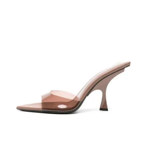 The Attico Слипоны 9,5 см Женские Коричневый