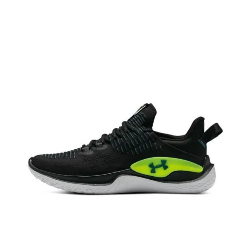 Under Armour UA Dynamic Амортизация Износостойкий Низкий Топ Кроссовки для тренировок Мужской Черный