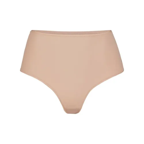 SKIMS FITS EVERYBODY ВЫСОКОЕ ПОЯС Стринг Трусы Женские 1 Пачка Глина Глина