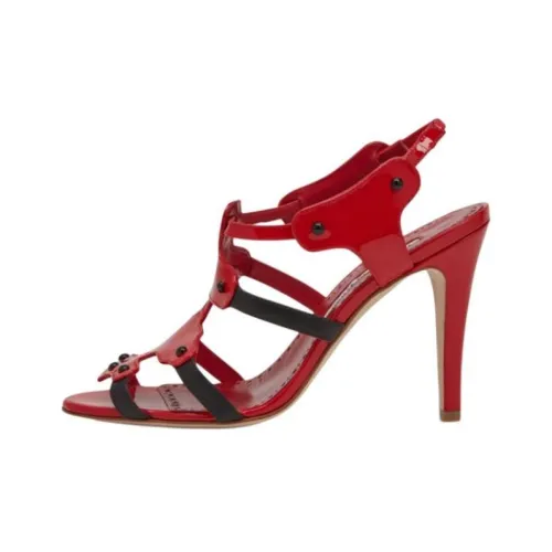 MANOLO BLAHNIK One Ремешок Сандалии Женские Красный Черный