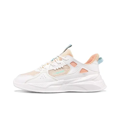 361° Амортизация Дышащий Легкий Низкий Топ Повседневная Обувь Женская Дюнно-Белый