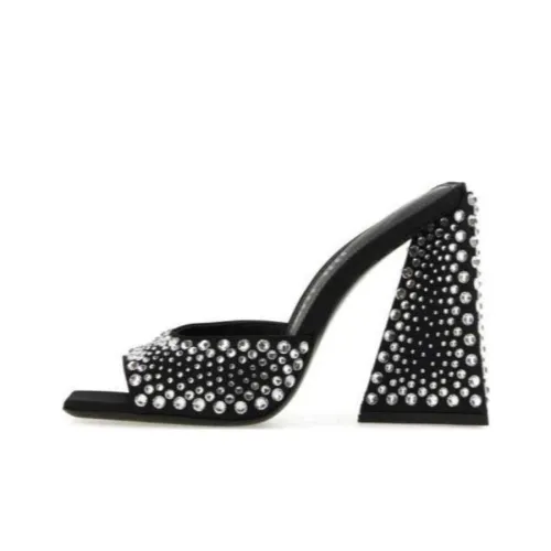 The Attico Слипоны Женские Черные