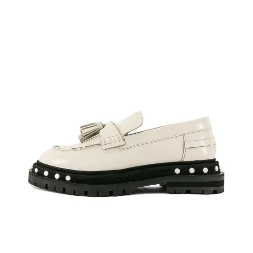 FREE PEOPLE Лоферы 2,5 см Женские Бежевые