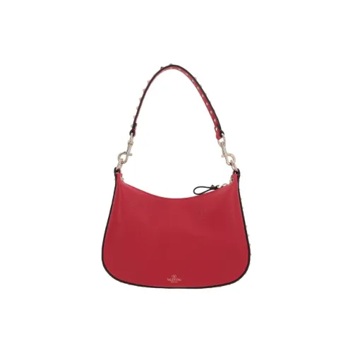 Valentino Garavani GRAIN LEATHER Хобо Сумка Сумка Сумка через плечо Женская Красная