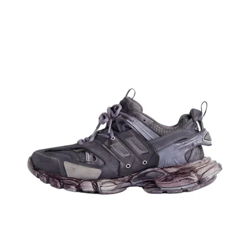 Balenciaga Track Low Top Повседневная обувь Женская Фиолетовая