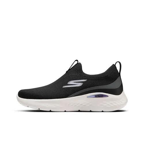 Skechers Go Run Lite Low Топ Беговые кроссовки Женские Черный Лаванда