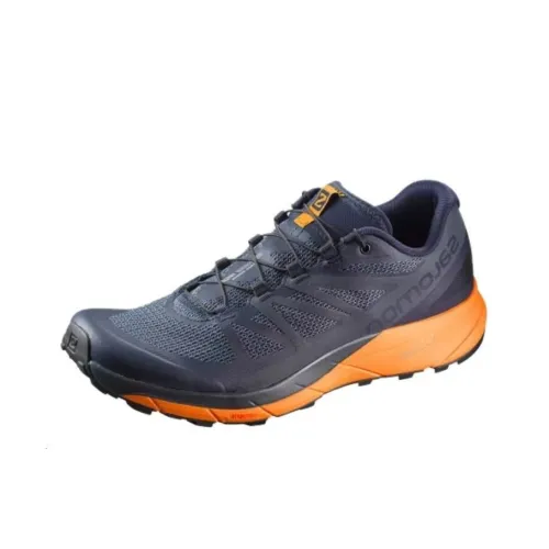 Salomon Sense Ride 4 Амортизация Низкий Топ Уличная Обувь Мужская Темно-Синий