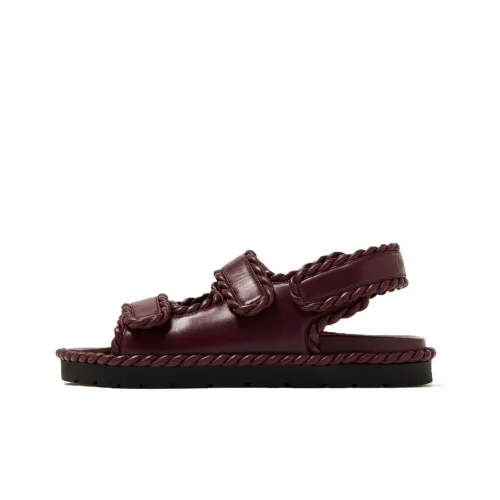 Bottega Veneta Пляжные сандалии Бургундский Женские