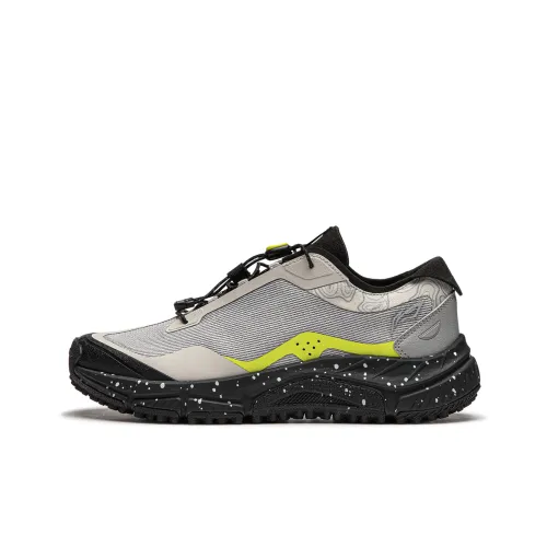 LINING Yijie Lite V3 Нижнее Юбка Устойчивая к Износу Низкий Топ Альпинистская Обувь Женская Черная Серый