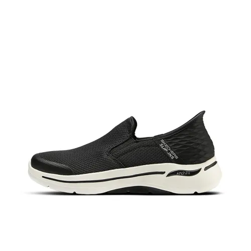 Skechers GO WALK Амортизация и Дышащий Низкий Топ Casual Мужской Черный