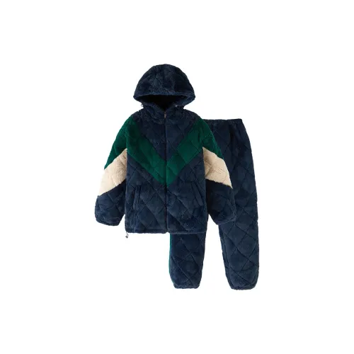 WOLFSFUL QJM226230 Мужской Синий Мужской Пижамные комплекты