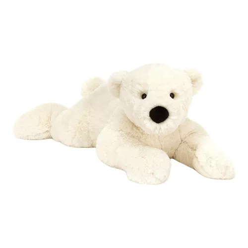 JELLYCAT Арктика и Антарктика Тарепанда Perry Белый медведь Лежащий Плюшевый Куклы Плюшевая кукла 36 см Рекомендуемый рост