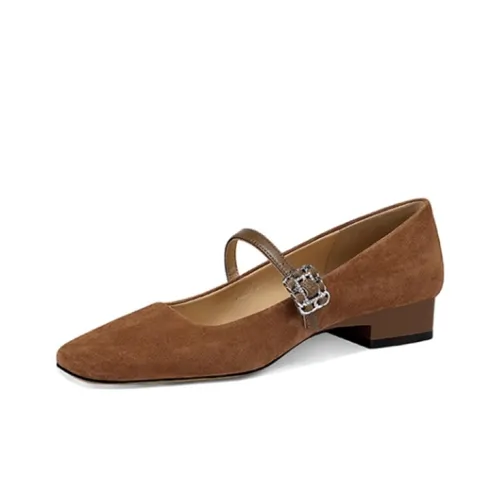 JESSICA SOPHIA Грубый каблук Туфли Мэри Джейн Женские