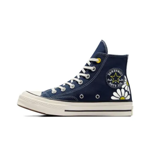 Converse High-Top Sneakers Blue White Women's