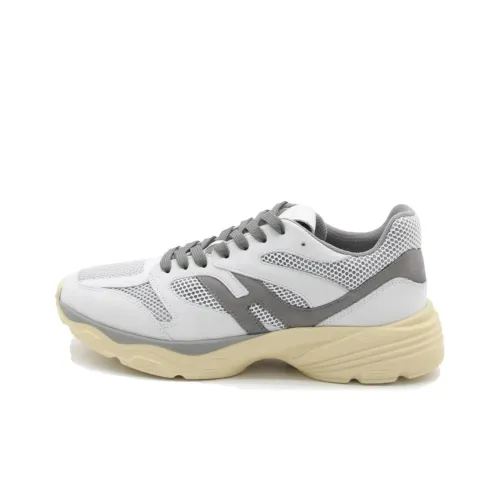 HOGAN H665 Low Топ Повседневная обувь Мужская Белый Серый