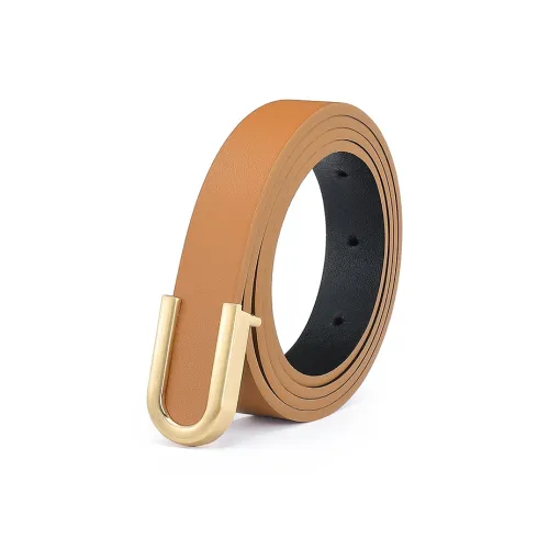 FAIRWHALE Элегантность Универсальный Тонкий Обхват талии Пряжка-пластина Ремень Женский Ширина 1,9CM