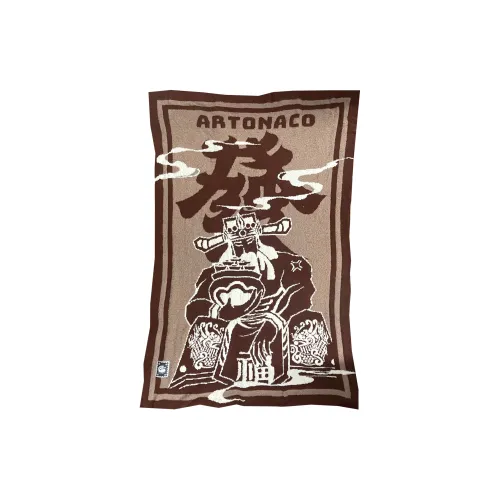 ARTONACO MUSCLE Бог богатства 'Одеяло' Brings Процветание Коричневый Половина Флис Trend Based Products