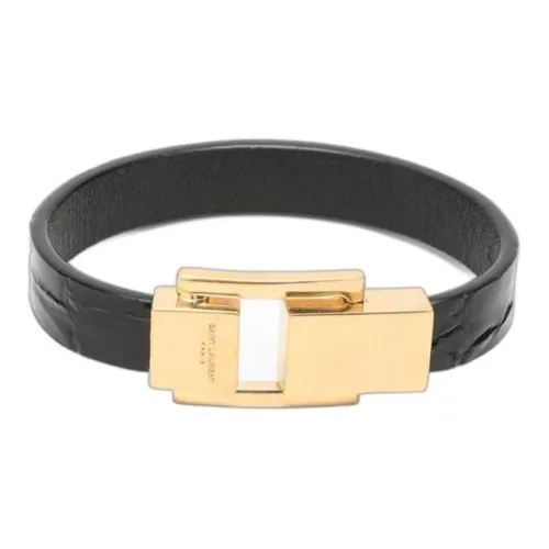 SAINT LAURENT Телячья кожа Наручные повязки Женские Черный