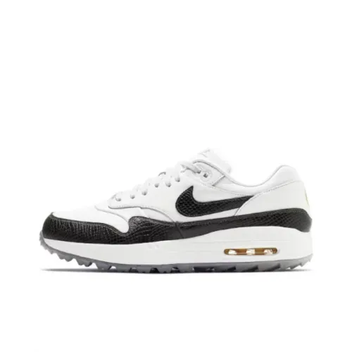 Nike Air Max 1 Golf Shoes Unisex White Black Найк Эйр Макс 1 Гольф Обувь Унисекс Белый Черный