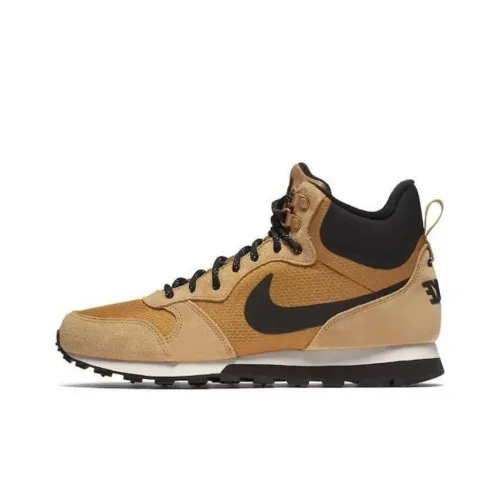 Nike MD Runner 2 Амортизация Износостойкие Высокие Кроссовки для Бега Мужские Коричневые Черные