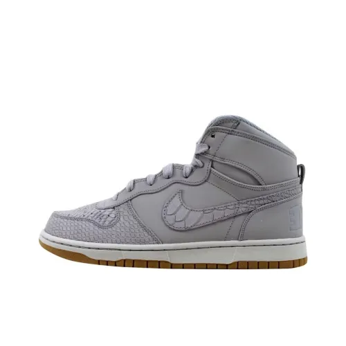 nike Big nike High Lu Амортизация Легкий MID Топ Кроссовки для скейтбординга Унисекс Серый