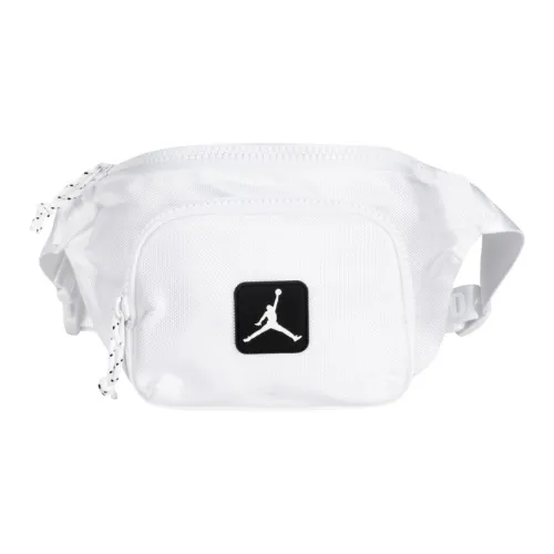 Джордан Полиэстер Сумка через плечо Слинг-сумка Сумка на пояс Обычная Унисекс Чисто белый