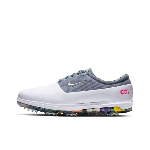 Nike Air Zoom Victory Tour Slip-resistant Breathable Low-Top Golf Shoes Unisex White Gray Найк Эйр Зум Виктори Тур Слип-Резистент Дышащие Низкие Кеды для гольфа Унисекс Белый Серый