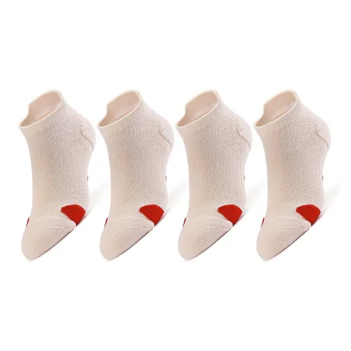 MUSCLESWING Низкие носки Мужские упаковка из 4 пар бежевые