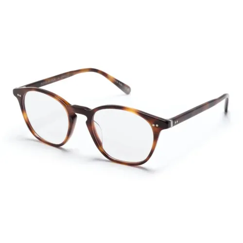 Oliver Peoples Ацетат Круглые Оправы для Очков Мужские Черепаховый