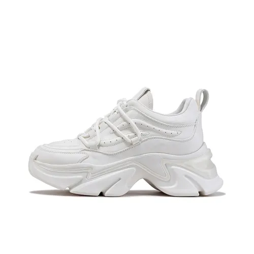 BELLALILY Низкий топ толстая подошва кроссовки женские