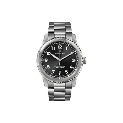 Breitling Автоматический Механический Механизм Мужские Часы 41мм*10,74мм Черный