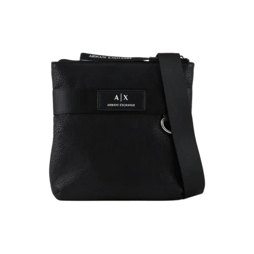 ARMANI EXCHANGEAE Полиэстер с полиуретаном Курьерская сумка Сумка через плечо Маленькая мужская черная сумка