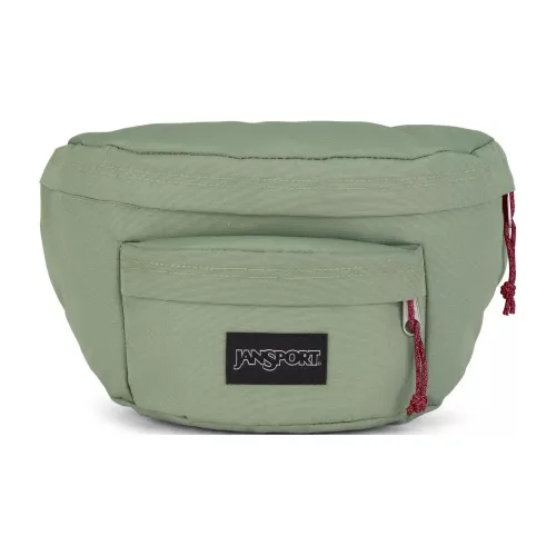 Jansport Переработанный полиэстер текстиль сумка-бананка унисекс зеленый