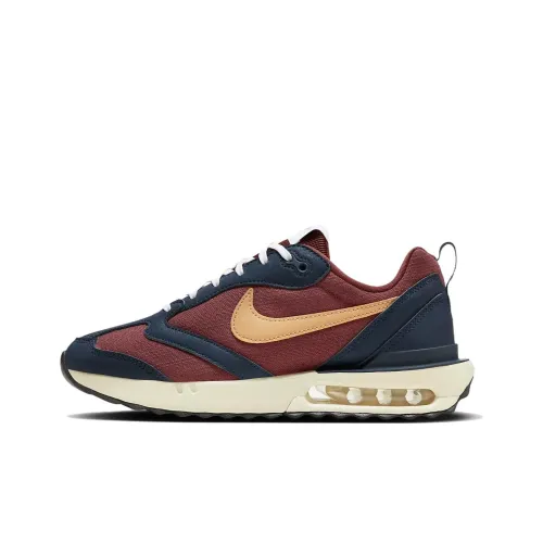 Nike Air Max Dawn Low Top Casual Women's Brown Blue Найк Эйр Макс Даун Лоуп Топ Кежуал Женский Коричневый Синий