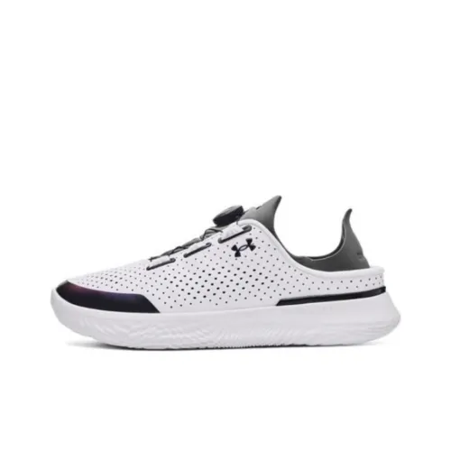 Under Armour Амортизация и Дышащий Низкий Топ Повседневная Обувь Унисекс Белый Черный