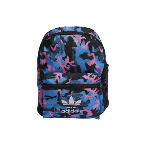 Adidas Originals Рюкзак из переработанного полиэстера с тканью в стиле полотняного переплетения Унисекс Импульс Синий Угольный Черный