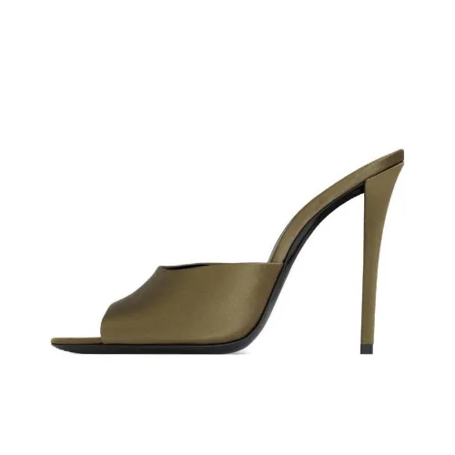 SAINT LAURENT Слипоны Женские Желто-коричневый