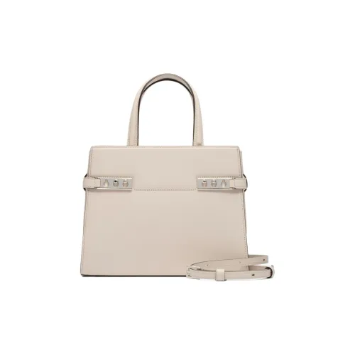 Delvau Tempête Телячья кожа Сумка через плечо Сумка Маленькая Женская Серо-бежевая