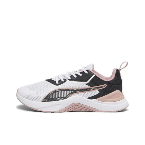 PUMA Infusion Амортизация Износостойкие Низкие Кроссовки для Бега Женские Белые Розовые