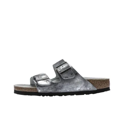 Birkenstock Слипоны Женские Серебряные