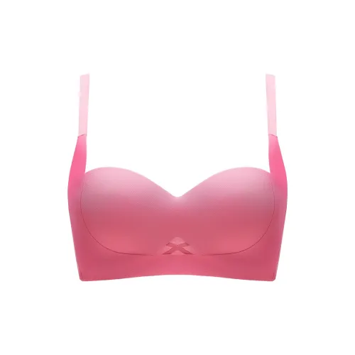 DUOQINGMAO Половая чашка Бюстгальтер Женский Розовый Гуава