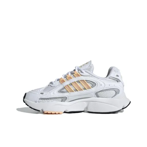 Adidas Originals Ozmillen Дышащий Низкий Топ Повседневные Беговые Кроссовки Женские Белые