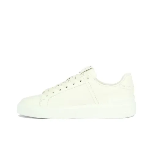 BALMAIN Низкие кроссовки для скейтбординга Мужские Белые