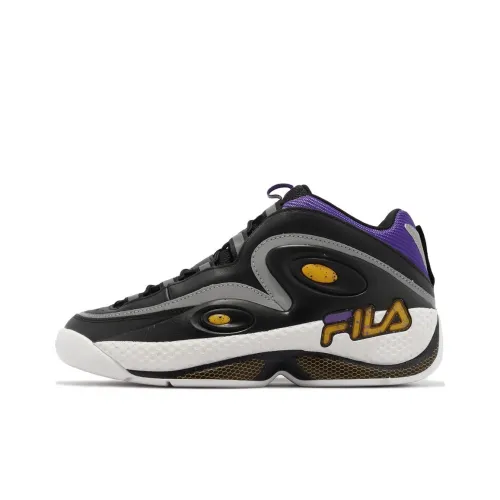 FILA Grant Hill 3 Баскетбольные кроссовки MID Топ Черный Фиолетовый Мужской