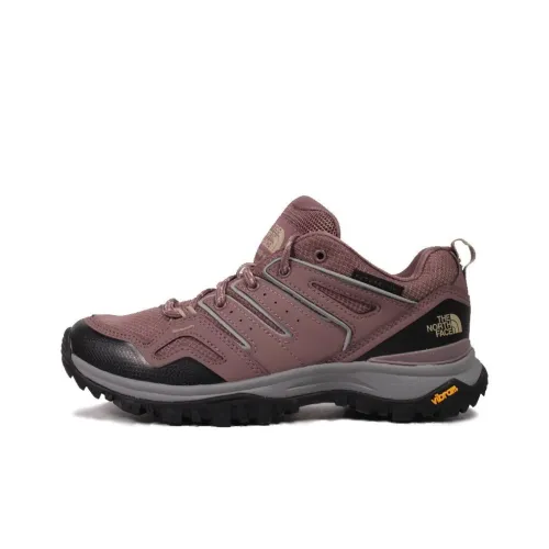 THE NORTH FACE Амортизирующие шоки Slip-resistant низкий топ уличная обувь Женская Красная Черная