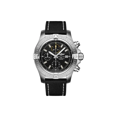 Breitling Автоматический Механический Movement Унисекс Avenger Часы 45mm*16,46mm Черные