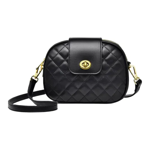 Versman ПУ (полиуретан) Сумка через плечо Стандартная Женская Классическая Черная