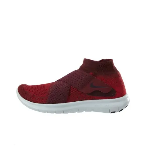 Nike Амортизация Износостойкий MID Топ Беговые кроссовки Унисекс Красный